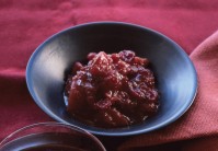 Cranberry Pear and Ginger Chutney